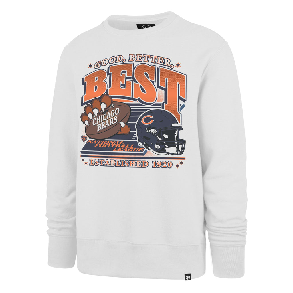 Chicago Bears '47 Good Better Best National Football League Established 1920 Headline Crewneck Sweatshirt product image 1,