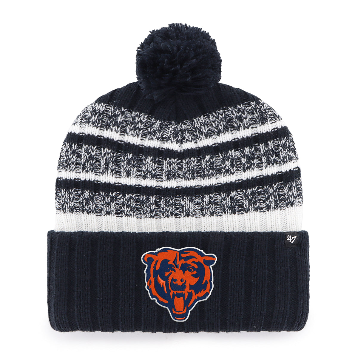 Chicago Bears '47 Good Better Best Tavern Cuffed Knit Hat product image 2, provided for visual reference and product detail
