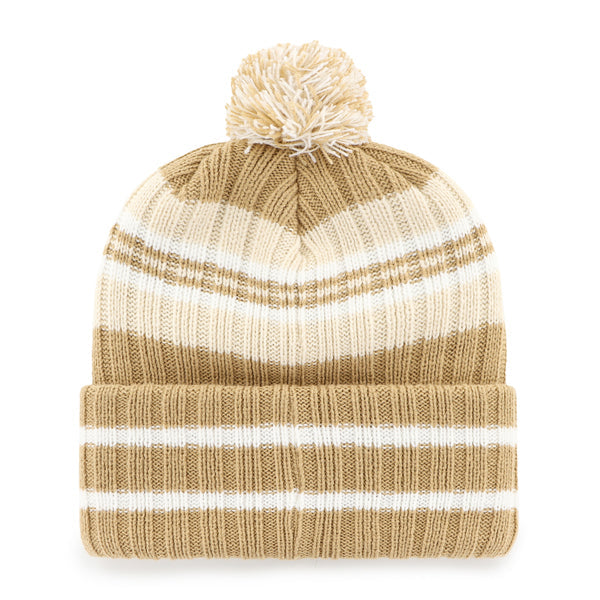 Chicago Bears '47 Khaki Hone Cuffed Knit Hat product image 2, provided for visual reference and product detail review