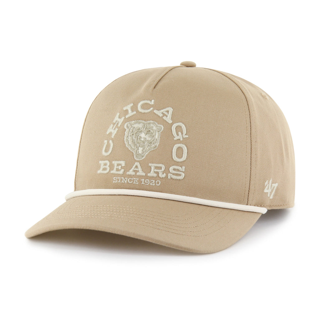Chicago Bears '47 Tan Canyon Ranchero Hitch Adjustable Hat product image 1, provided for visual reference and product detail