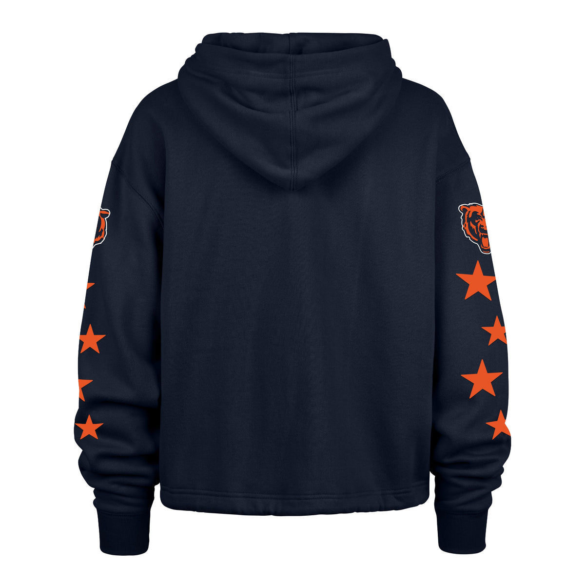 Chicago Bears '47 Women Navy Starry Eyed Venice Hoodie product image 2, provided for visual reference and product detail