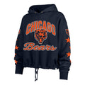 Chicago Bears '47 Women Navy Starry Eyed Venice Hoodie product image 1, provided for visual reference and product detail
