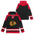 Chicago Blackhawks Black Prime Fleece Toddler Hoodie product image 1, provided for visual reference and product detail review