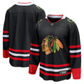 Chicago Blackhawks Fanatic Men Alternate Black Breakaway Jersey product image 1, provided for visual reference and product