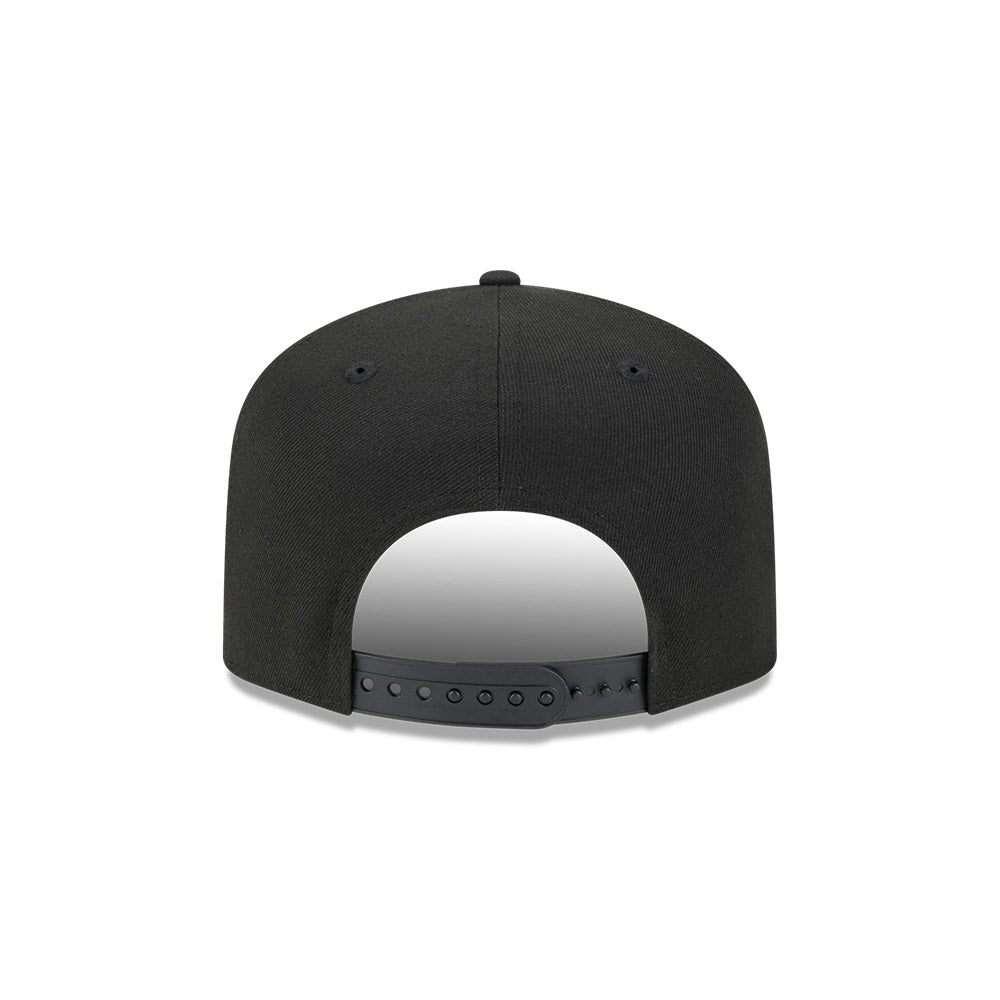 Chicago Blackhawks New Era 9FIFTY A-Frame Script Black Snapback Hat product image 7, provided for visual reference and