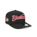 Chicago Blackhawks New Era 9FIFTY A-Frame Script Black Snapback Hat product image 1, provided for visual reference and