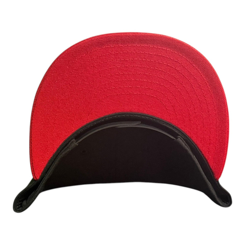 Chicago Blackhawks New Era 9FIFTY Black/Red Snapback Hat product image 6, provided for visual reference and product detail