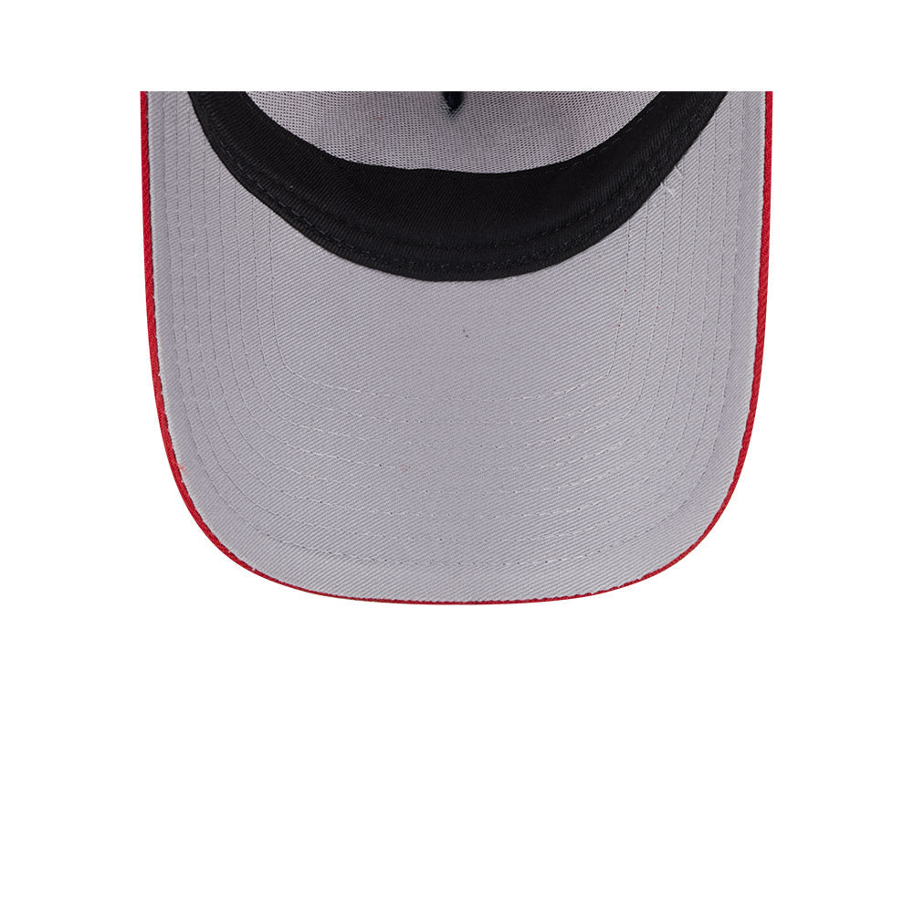 Chicago Blackhawks New Era 9FORTY A-Frame Red Adjustable Hat product image 6, provided for visual reference and product