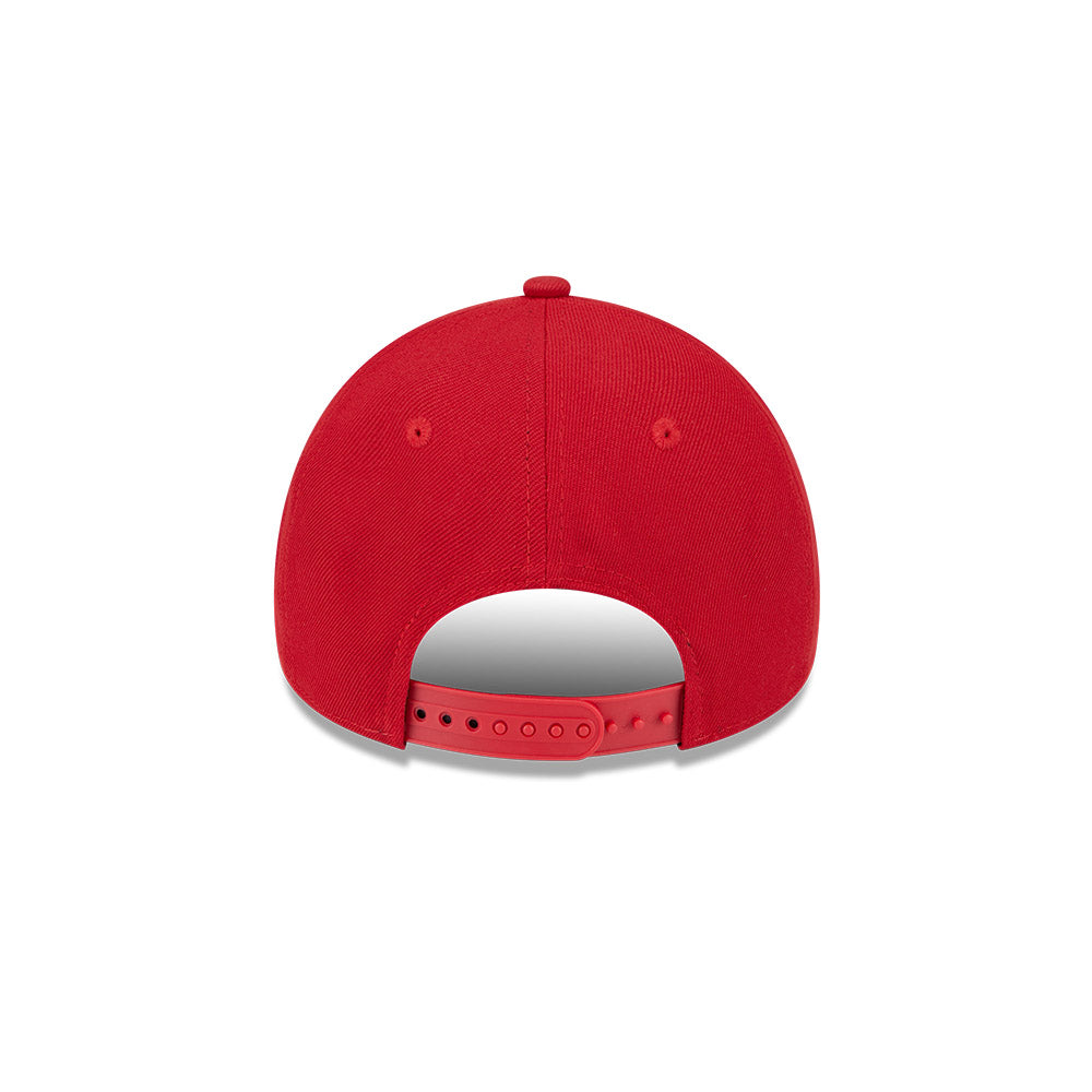 Chicago Blackhawks New Era 9FORTY A-Frame Red Adjustable Hat product image 7, provided for visual reference and product
