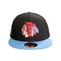 Chicago Blackhawks New Era Chicago Flag 59FIFTY Fitted Hat product image 1, provided for visual reference and product detail
