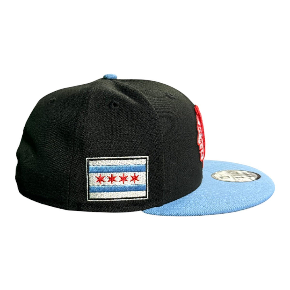 Chicago Blackhawks New Era Chicago Flag 9FIFTY Snapback Hat product image 5, provided for visual reference and product
