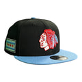 Chicago Blackhawks New Era Chicago Flag 9FIFTY Snapback Hat product image 1, provided for visual reference and product