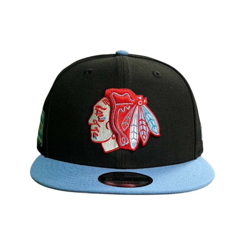 Chicago Blackhawks New Era Chicago Flag 9FIFTY Snapback Hat product image 2, provided for visual reference and product