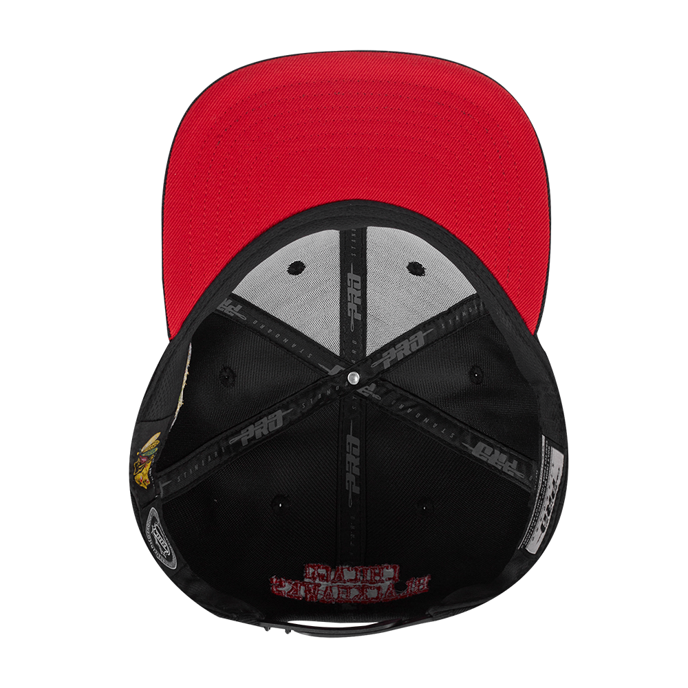 Chicago Blackhawks Pro Standard Black Chicago Snapback Hat product image 8, provided for visual reference and product detail