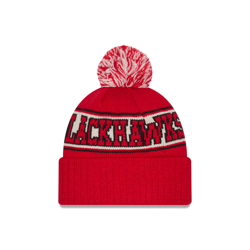 Chicago Blackhawks Retro Knit Beanie product image 2, provided for visual reference and product detail review