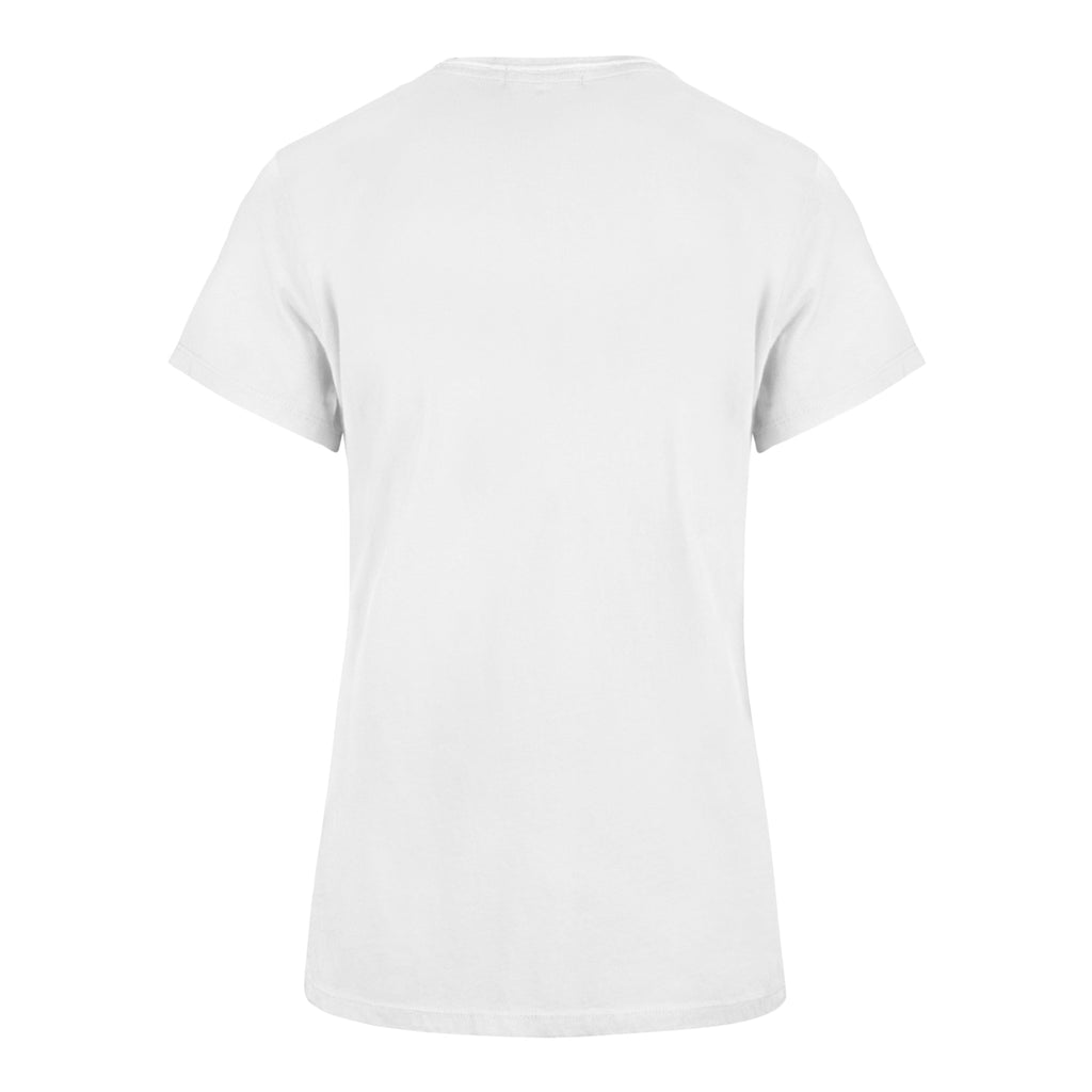 Chicago Blackhawks '47 Women White Primary Logo Frankie T-Shirt product image 3, provided for visual reference and product