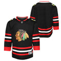 Chicago Blackhawks Youth Black Alternate Premier Jersey product image 1, provided for visual reference and product detail