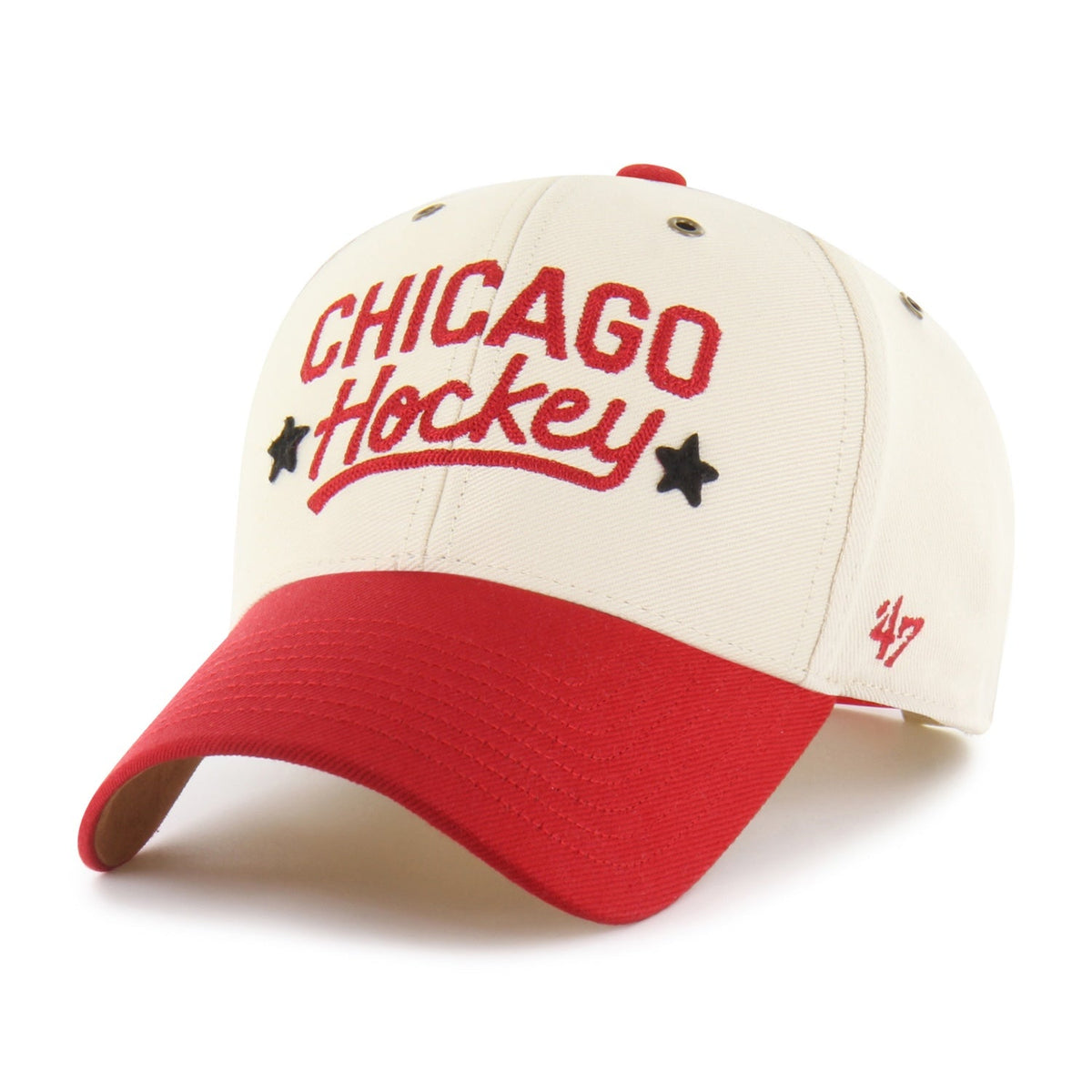 Chicago Blackhawks '47 HPD MVP Adjustable Hat product image 1, provided for visual reference and product detail review