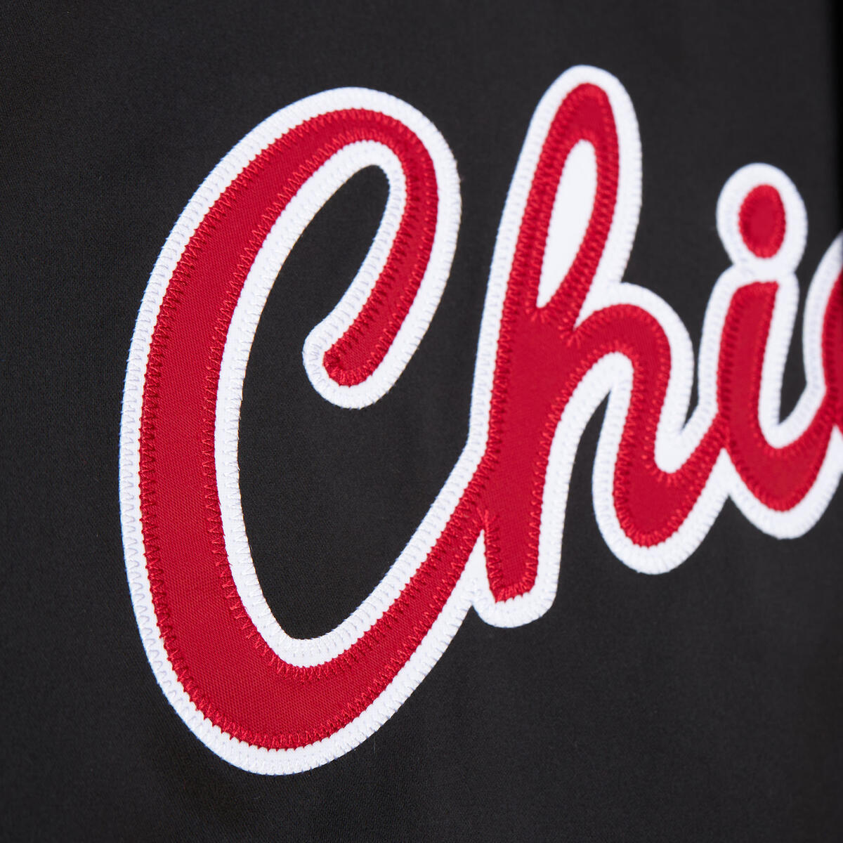 Chicago Bulls Mitchell & Ness Double Clutch Satin Jacket product image 5, provided for visual reference and product detail