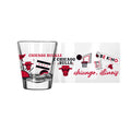 Chicago Bulls Native Design 2 oz. Shot Glass product image 1, provided for visual reference and product detail review