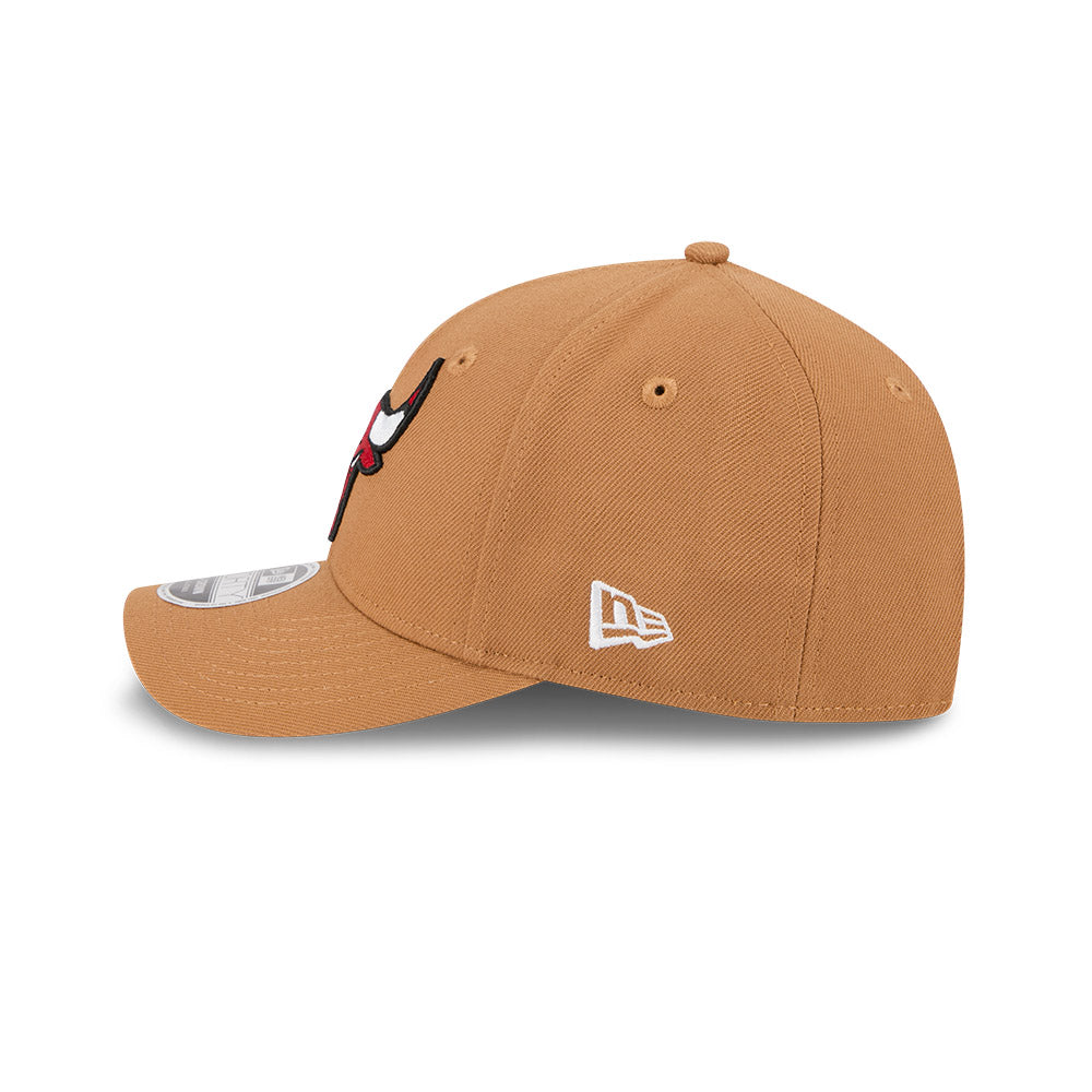 Chicago Bulls New Era 9FORTY M-Crown LBZ Khaki Adjustable Hat product image 4, provided for visual reference and product