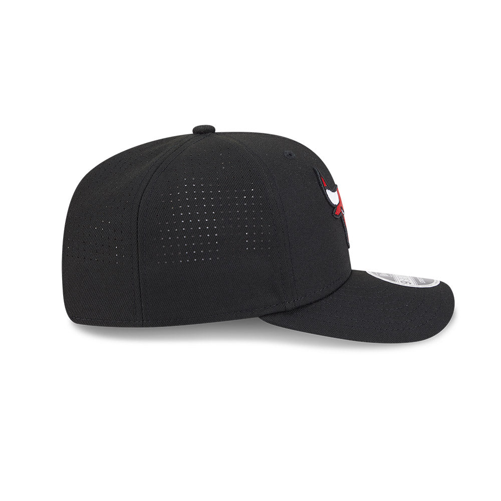 Chicago Bulls New Era 9SEVENTY Black EG Performance Stretch-Snap Adjustable Hat product image 4, provided for visual