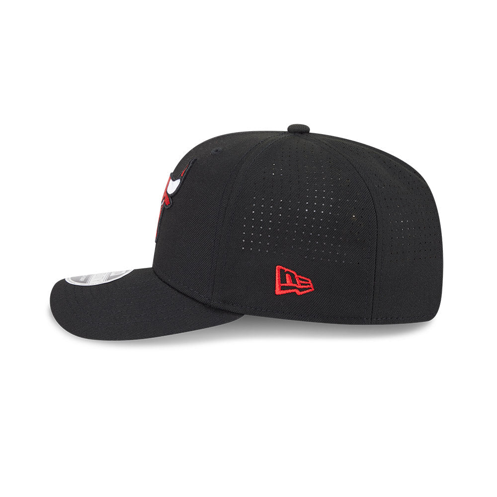 Chicago Bulls New Era 9SEVENTY Black EG Performance Stretch-Snap Adjustable Hat product image 5, provided for visual