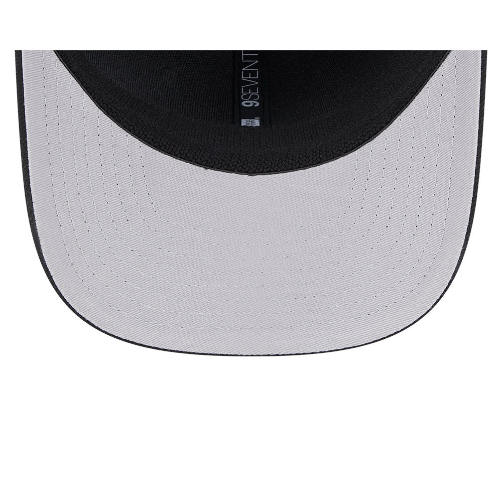 Chicago Bulls New Era 9SEVENTY Black Poly Stretch-Snap Adjustable Hat product image 6, provided for visual reference and
