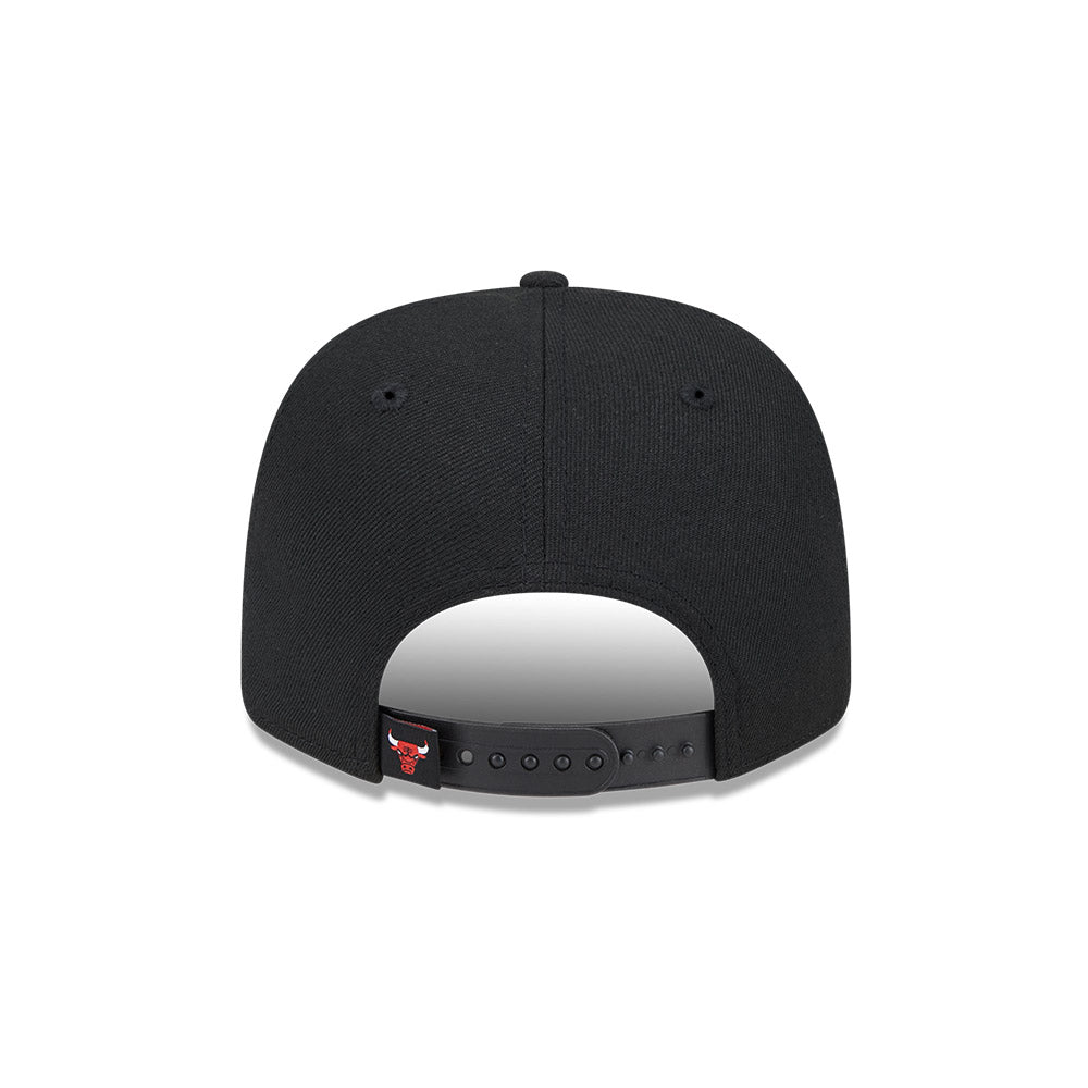 Chicago Bulls New Era 9SEVENTY Black Poly Stretch-Snap Adjustable Hat product image 7, provided for visual reference and