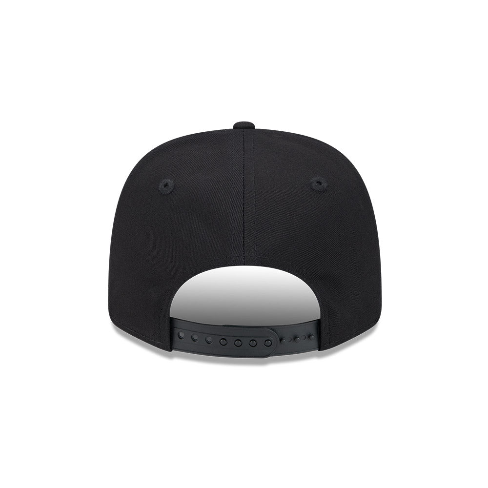 Chicago Bulls New Era 9SEVENTY Black Wordmark Stretch-Snap Adjustable Hat product image 7, provided for visual reference and
