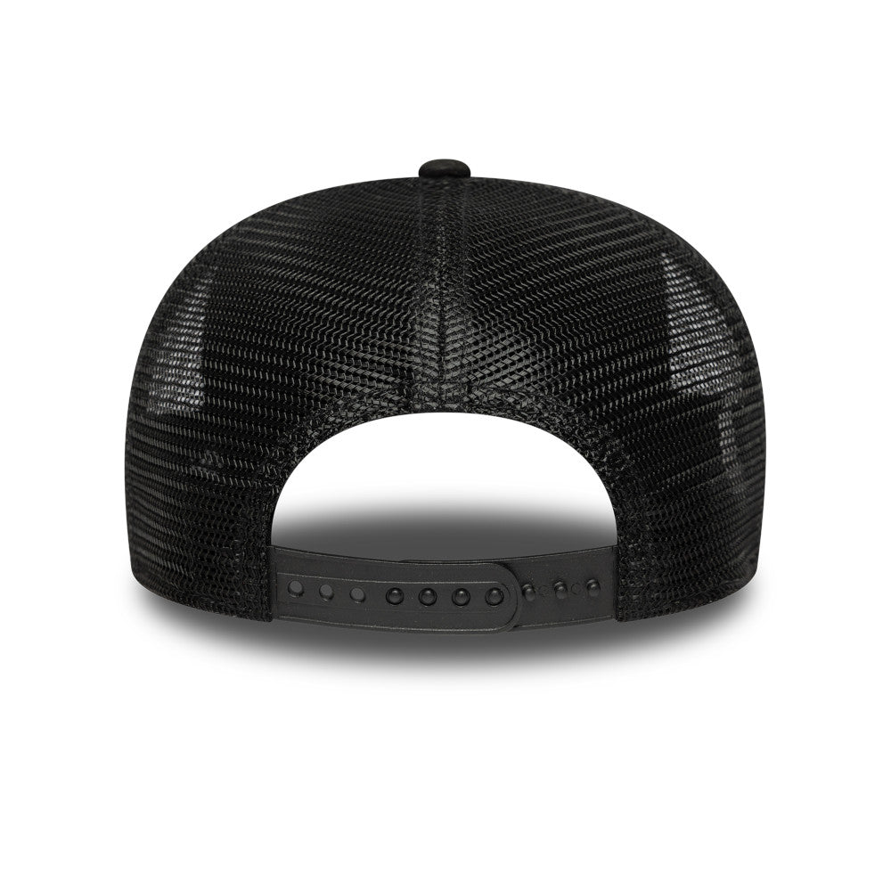 Chicago Bulls New Era Black 9SEVENTY Trucker Stretch-Snap Adjustable Hat product image 4, provided for visual reference and
