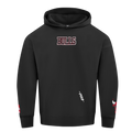 Chicago Bulls Pro Standard Black Wingspan Hoodie product image 1, provided for visual reference and product detail review