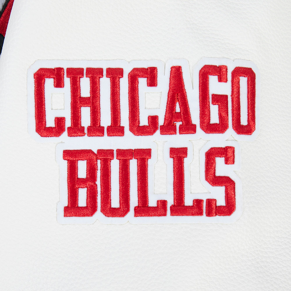 Chicago Bulls Pro Standard City Arch Wool Varsity Jacket product image 7, provided for visual reference and product detail