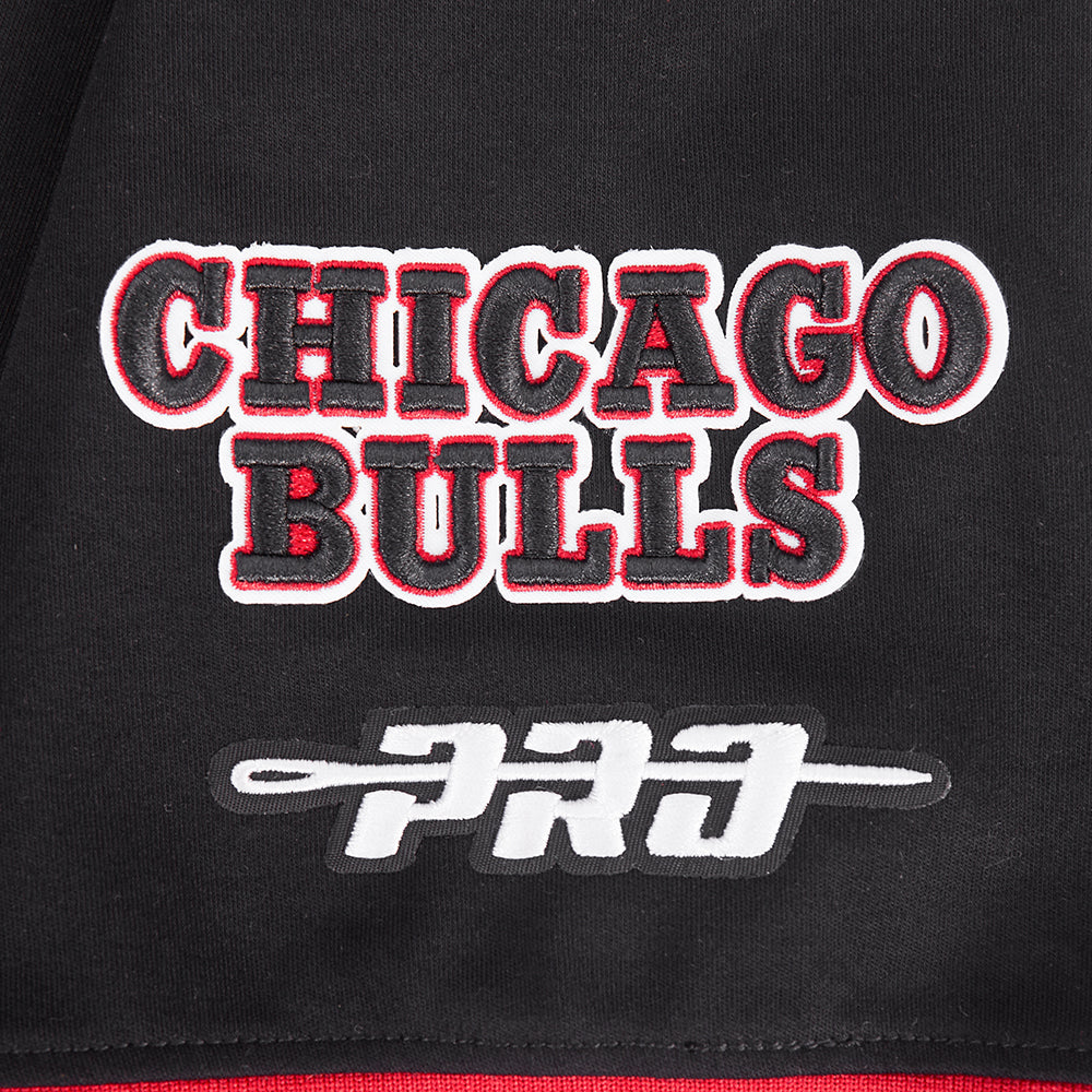 Chicago Bulls Pro Standard Men Black Retro Classic T-Shirt product image 4, provided for visual reference and product detail