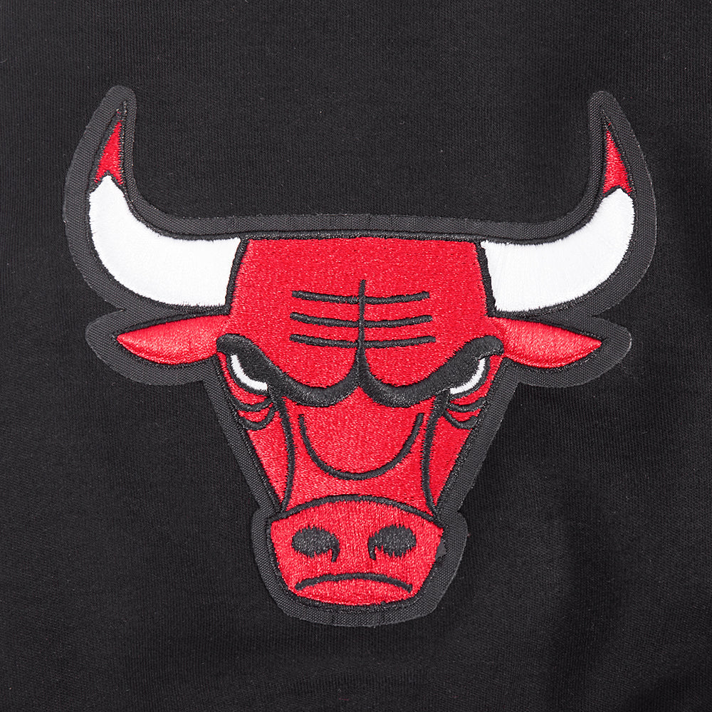 Chicago Bulls Pro Standard Men Black Retro Classic T-Shirt product image 5, provided for visual reference and product detail