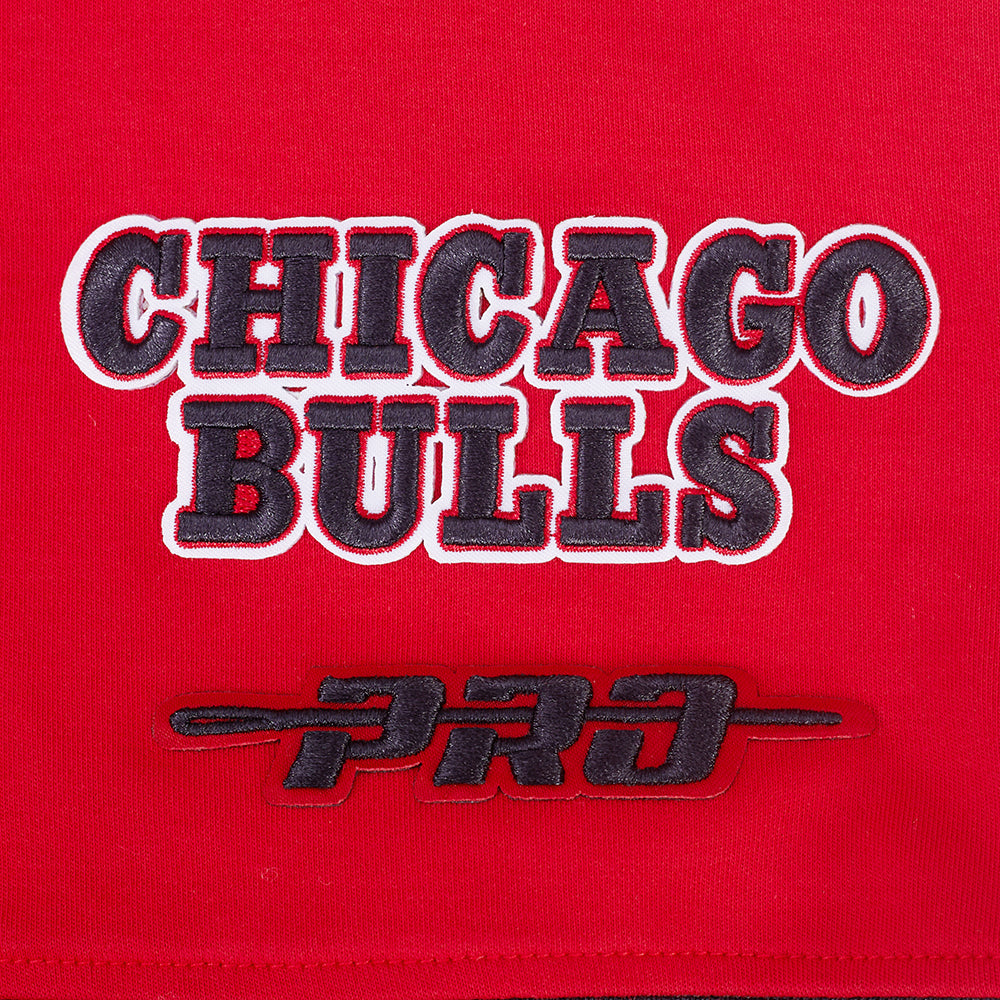 Chicago Bulls Pro Standard Men Red Retro Classic T-Shirt product image 4, provided for visual reference and product detail