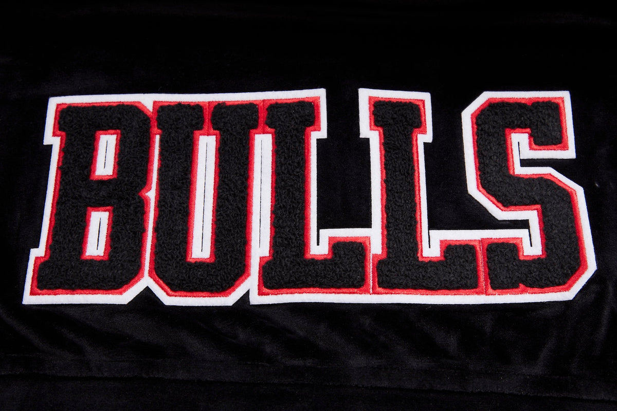 Chicago Bulls Pro Standard Women Velour Full Zip Hoodie product image 5, provided for visual reference and product detail