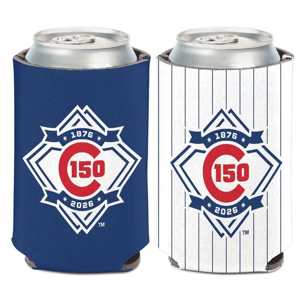 Chicago Cubs 150th Anniversary 12 oz. Can Cooler product image 1, provided for visual reference and product detail review