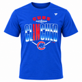 Chicago Cubs 2026 Postseason Clinched On-Field T-Shirt product image 1, provided for visual reference and product detail
