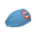 Chicago Cubs Alt 2 Blues Logo Cooling Headband product image 1, provided for visual reference and product detail review
