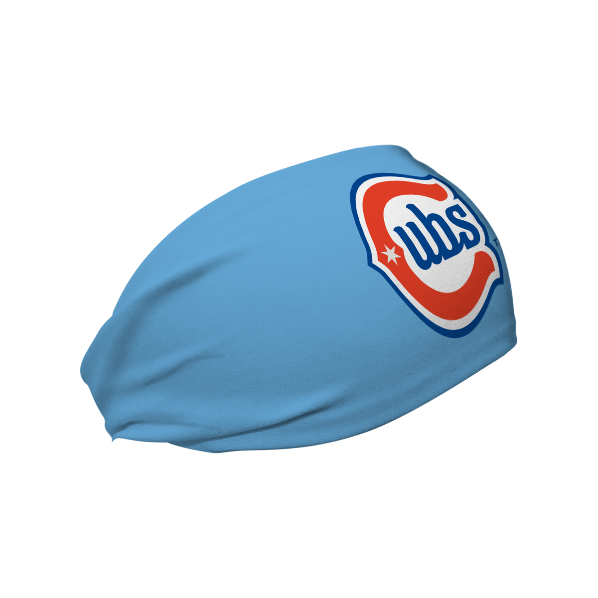 Chicago Cubs Alt 2 Blues Logo Cooling Headband product image 1, provided for visual reference and product detail review