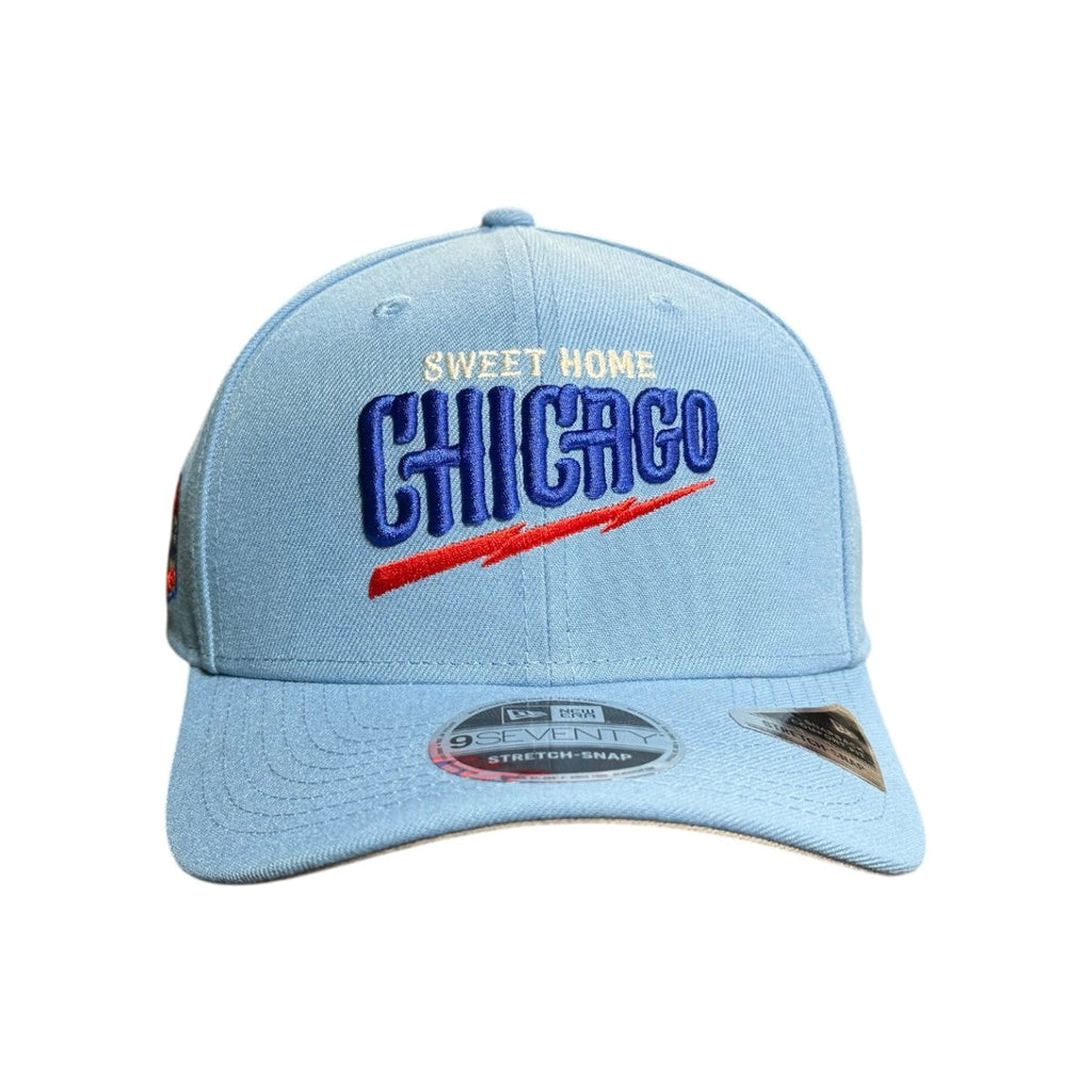 Chicago Cubs Alt 2 Sweet Home Chicago New Era 9SEVENTY Stretch-Snap Adjustable Hat product image 2, provided for visual