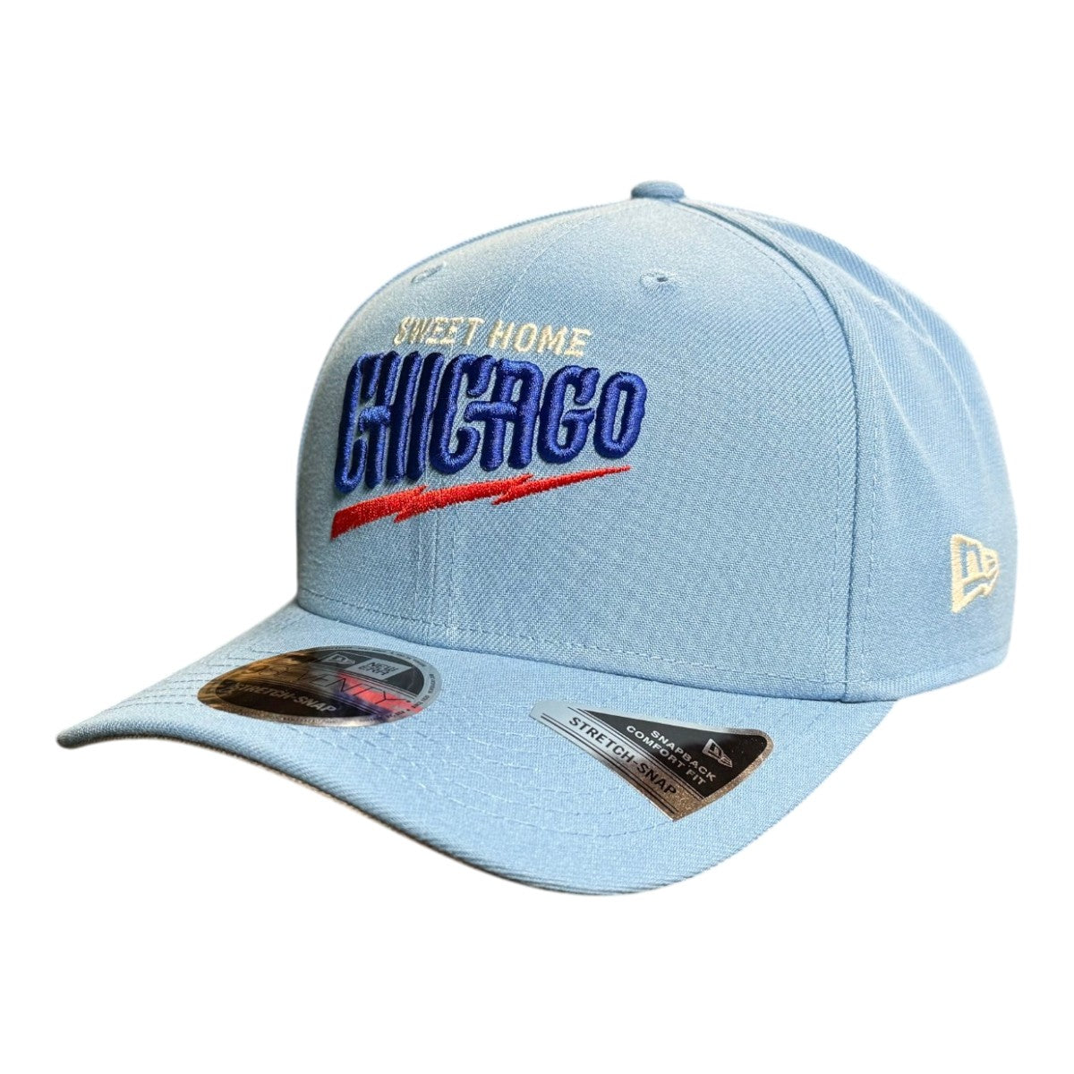 Chicago Cubs Alt 2 Sweet Home Chicago New Era 9SEVENTY Stretch-Snap Adjustable Hat product image 3, provided for visual