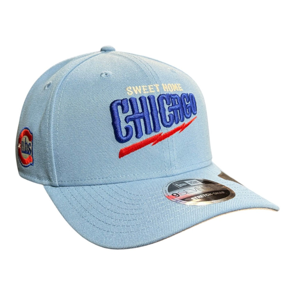 Chicago Cubs Alt 2 Sweet Home Chicago New Era 9SEVENTY Stretch-Snap Adjustable Hat product image 1, provided for visual