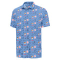 Chicago Cubs Antigua Cooperstown Columbia Polo Shirt product image 1, provided for visual reference and product detail review