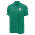 Chicago Cubs Antigua Green Emerald Lucky Run Heritage Polo Shirt product image 1, provided for visual reference and product