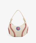 Chicago Cubs Baseball Stitch Shoulder Bag product image 1, provided for visual reference and product detail review