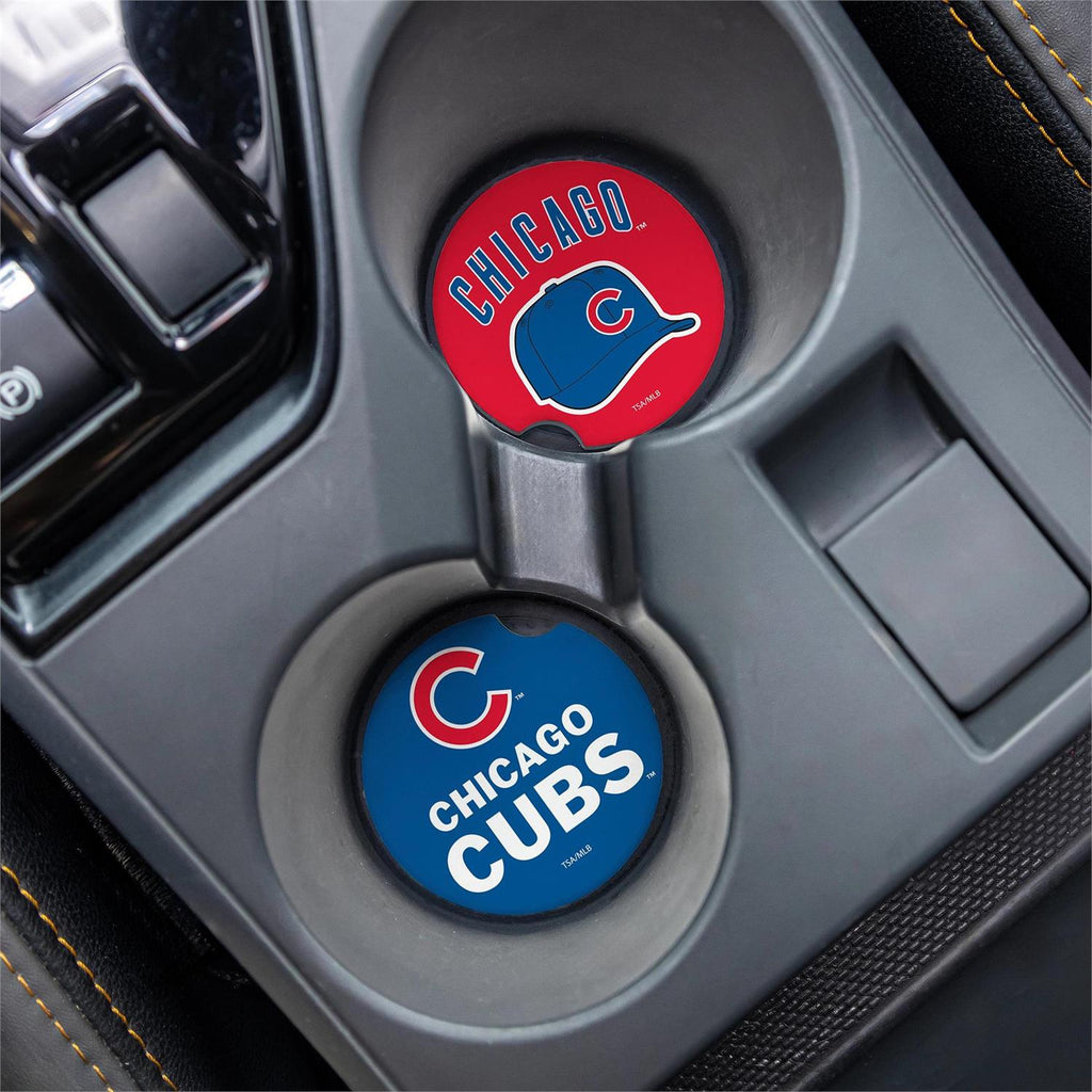 Chicago Cubs Car Cupholder Coasters product image 1, provided for visual reference and product detail review