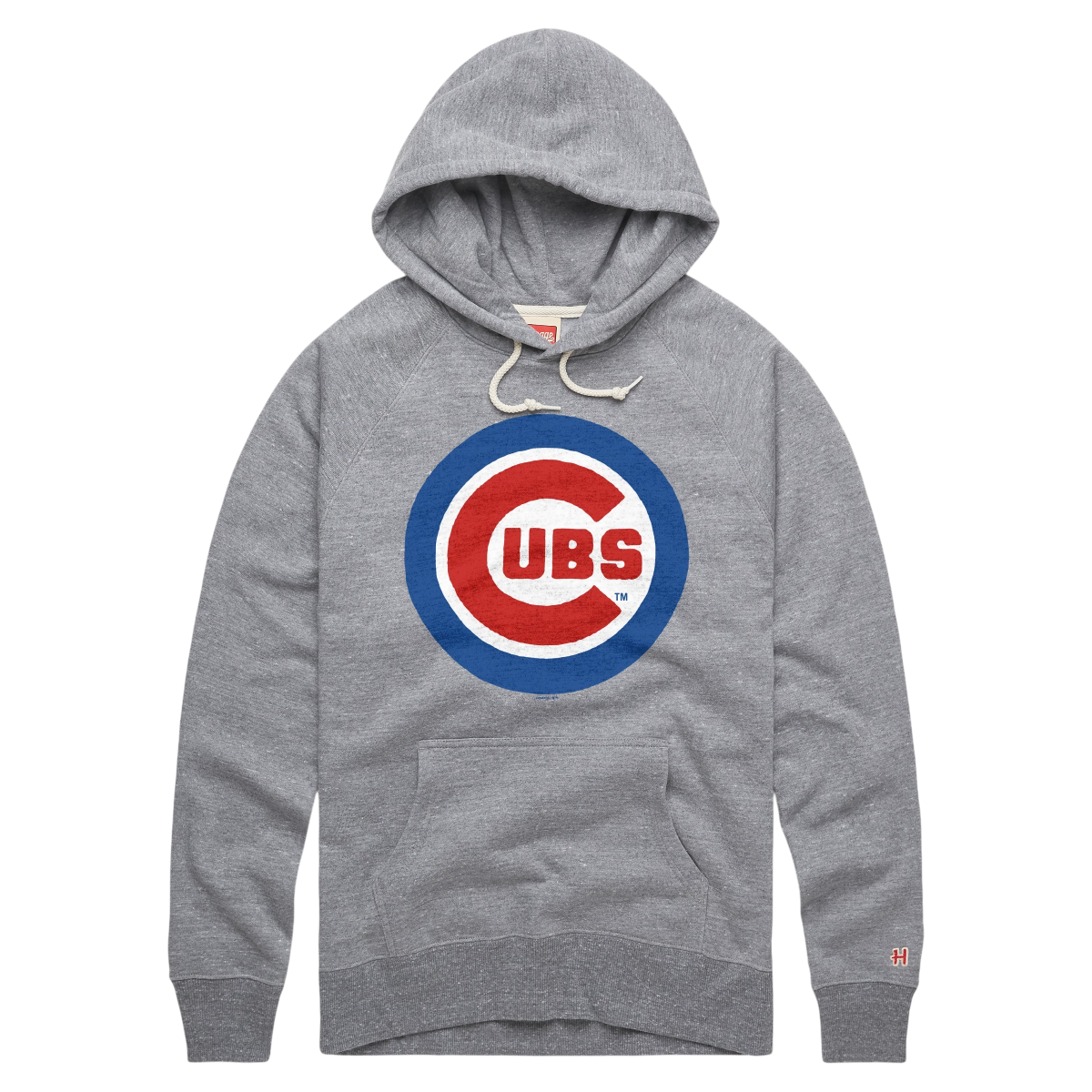 Chicago Cubs Homage Grey Logo Hoodie product image 1, provided for visual reference and product detail review
