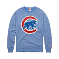 Chicago Cubs Homage Light Blue Crawl Bear Crewneck Sweatshirt product image 1, provided for visual reference and product